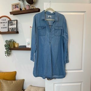 Old Navy Denim Shirt Dress